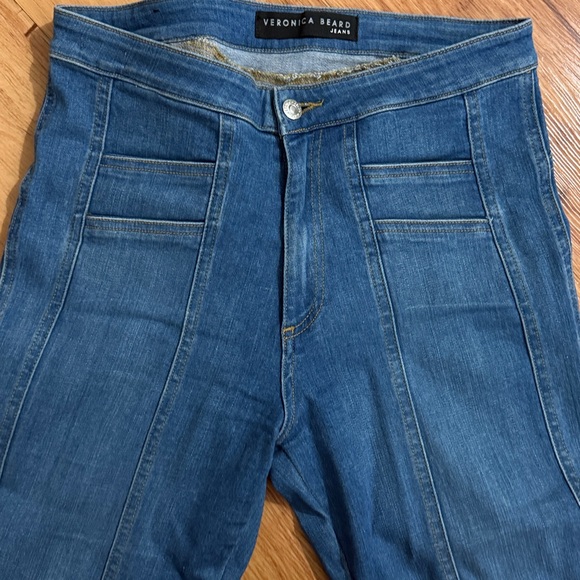 Veronica Beard Denim Flare Jeans - Picture 2 of 6